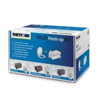 1 - KIT Fresh UP per Toilette C220 Ricambio Cassetta WC Camper